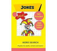 Jokes Word Search Puzzles: Word searches with easy to read print about jokes, comedy, shows and more | 6x9 inches, 110 pages | 50+ puzzles ... Gift for dads, funny people, comedians and Puzzle lovers