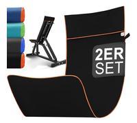 Jokisa Asciugamano Microfibra Set di 2, 120x50cm Asciugamano Palestra, Asciugatura Rapida, Leggero, Assorbente, Ottimale per Viaggio, Sport, Piscina, Spiaggia, Yoga, Sauna (Nero)