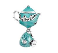 Jokmeo Ciondolo charm in argento 925, compatibile con bracciali e collane Pandora e stile europeo, gioiello alla moda per donne.