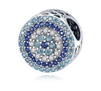 Jokmeo Ciondolo charm in argento 925, compatibile con bracciali e collane Pandora e stile europeo, gioiello alla moda per donne.