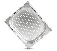jokobela Contenitore GN: perforato: per piroscafo Gaggenau/Miele/Siemens (acciaio inox/lavastoviglie, Gastronorm 1/2, L 32,5 x P 26,5 x H 4,0)
