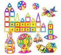 Jokooan Costruzioni Magnetiche 68 pcs, Blocchi Magnetici STEM Montessori Giochi Educativi per Bambini e Ragazzi