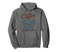 Jolene Personalized Cute Coffee Girls Jolene Name Felpa con Cappuccio