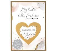 Joli Coon - Diventerete zii - Annuncio gravidanza zii - Gratta e vinci zii con busta