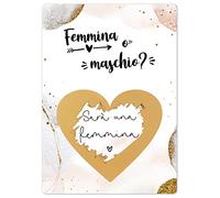 Joli Coon Gratta e vinci, Sarà una femmina, Annuncio Sesso