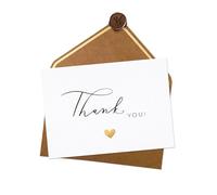 Joli Coon Thank you card - A6 with nature envelop and wax seal - Biglietto di ringraziamento