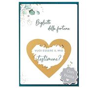 Joli Coon - Vuoi essere il mio testimone - Idee per chiedere di essere testimone - Gratta e vinci con busta