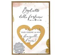 Joli Coon - Vuoi essere la mia damigella d'onore gratta e vinci con busta - Regalo damigella