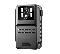 JOLIANE 880A Mini Body Cam HD 1080P Corpo Macchina Fotografica Registratore di Polizia Bodycam Petto Camcorder Videocamera Visione Notturna Loop Record Dash Cam(with 64GB Card)