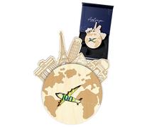JoliCoon Globe - Regalo per soldi da viaggio - Mappa del Mondo - Cassa da viaggio per vacanze