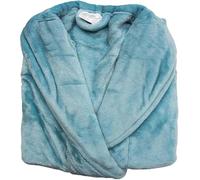 Jolie Firenze BIBIHOME - Vestaglia unisex invernale Unito Ellux effetto cachemire (IT, Testo, L, Regular, Regular, GIADA)