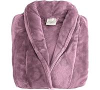 Jolie Firenze BIBIHOME - Vestaglia unisex invernale Unito Ellux effetto cachemire (IT, Testo, XS, Regular, Regular, MALVA)