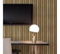 JOLIHOME Autoadesivo Recinzione Effetto Legno Carta da Parati Marrone Giallastro Da Attaccare e Staccare Carta a Contatto Impermeabile Film Vinilico Rotoli per Cucina Armadietto Accento 44.5x500cm