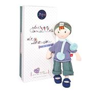 Jolijou JJ6022 Doudou et Compagnie, Bambola di straccio, Tim, verde