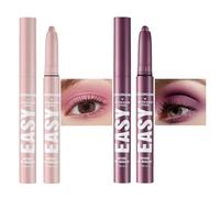 Jolilab Set di 2 ombretti stick opaco professionale contorno Shimmer colore Highlighter ombretto crema impermeabile lunga durata A