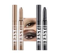 Jolilab Set di ombretti a barra, 2 colori opachi professionali, colori brillanti, per contornire e illuminare, ombretti in crema, resistenti a 11+23 2 pezzi 0,5 once (confezione
