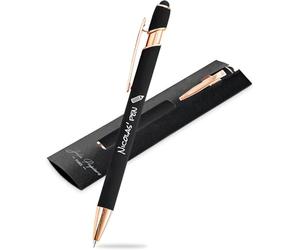 Jolis Papiers Penna 2 in 1 Personalizzata per un'offerta personalizzata, regalo per San Valentino, compleanno, Matrimonio, Natale (Nero Edizione Rame, 1)