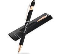 Jolis Papiers Penna personalizzata 2 in 1 con stilo touch - Incisione laser su 1 o 2 righe, emoji o logo - +20 colori Chrome o Rose Gold - Astuccio regalo incluso - 1 pezzo