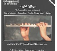 André Jolivet Flute Music Vol. 1 (Wiesler, Pontinen) (CD) Album