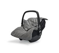 Jollein 025-811-65220 - Coprigambe per ovetto Basic lavorato a maglia, 82 x 42 cm, colore: Grigio