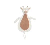 Jollein 031-594-67076 - Asciugamano per ciuccio, motivo giraffa, colore: bianco/beige (29 x 20 cm)