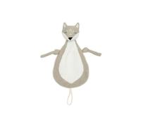 Jollein 031-594-67077 - Asciugamano per ciuccio con volpe, 29 x 20 cm, colore: Bianco/Oliva