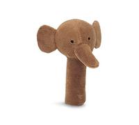 Jollein 039 - 001 - 66045 Tessuto Velvet Grasping Toy Rattle Elephant Caramel