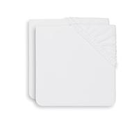 Jollein 2550-503-00001 - Fodera per fasciatoio in spugna, 50 x 70 cm, colore: bianco, confezione da 2