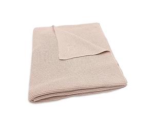 Jollein 516-511-67067 - Coperta per bambini Basic Knit rosa, 75 x 100 cm
