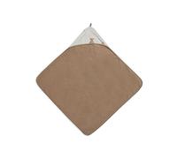Jollein 534-836-66095 - Asciugamano con cappuccio, motivo: orsacchiotto, in spugna, 75 x 75 cm, colore: Bianco