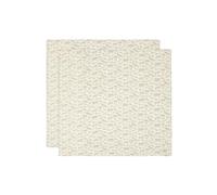 Jollein 535-852-67043 Animals - Set di 2 panni di garza/beige (115 x 115 cm)