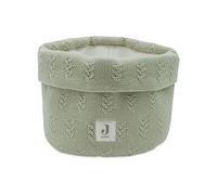 Jollein 580-001-67049 - Cestino per fasciatoio, in maglia, colore: Verde oliva