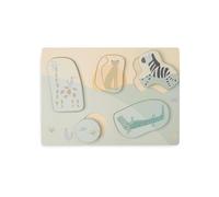 Jollein- Animali Puzzle in Legno, 105-001-67090