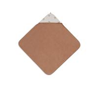 Jollein Asciugamano con cappuccio per bambini, stile nostalgico, 100% cotone, 75 x 75 cm, certificato Oeko-TEX, asciugamano per neonati con cappuccio, per ragazze e ragazzi