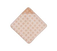 Jollein Asciugamano con cappuccio per neonati - Jacquard Flower - 75x75 cm - 100% cotone - Spugna - Certificato OEKO-TEX - Asciugamano con cappuccio per neonati e bambini