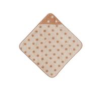 Jollein Asciugamano con cappuccio per neonati - Jacquard Sun - 75x75 cm - 100% cotone - Spugna - Certificato OEKO-TEX - Asciugamano con cappuccio per neonati e bambini