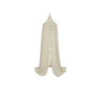Jollein Baldacchino Vintage Ruffle Torrone - Altezza 245 cm - Baldacchino - Lettino per bambini - Beige