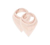 Jollein Bavaglino Bandana, ca. 37 x 24,5 cm, rosa palla, confezione da 2 pezzi | 029-867-00090