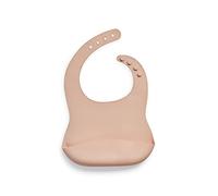 Jollein Bavaglino in silicone, 26 cm, lunghezza x 21 cm, larghezza pallida, rosa