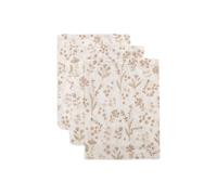 Jollein Bloomy - Set di 3 panni da bagno per bambini, 15 x 20 cm, 100% cotone, certificato Oeko-Tex