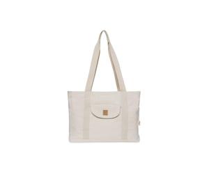 Jollein Borsa shopper per pannolini - Twill, Natural - Cotone - Borsa per passeggino - Borsa multifunzione - Beige chiaro