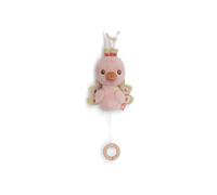 Jollein Carillon a carica manuale per neonati - Con dolce ninna nanna di Brahms - Anello di legno - Per neonati e bambini piccoli - Pavone Pavone