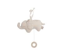 Jollein Carillon Baby - Elephant Tales - Carillon con musica - Elefante dal design amorevole - Con passante per il fissaggio - Aiuto per addormentarsi i bambini - Regali per la nascita
