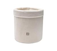 Jollein Cesto fasciatoio - Cloudy Rib - Oatmeal - organizer per fasciatoio - accessori per fasciatoio - 35 x 30 cm