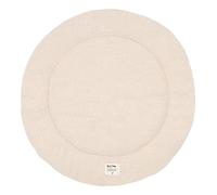 Jollein Coperta per gattonare per bambini, Boucle, Naturel, inserto per box, Ø 95 cm, colore: crema