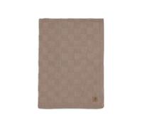 Jollein Coperta per neonati Box Knit - Milky Coffee - 75 x 100 cm - 100% cotone - per culla - 1,0 TOG - Certificato GOTS