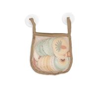 Jollein Gioco di Memoria da Bagno - Kangaroots - Pezzi galleggianti in schiuma - Per Bagno e Doccia - Con rete portaoggetti con ventosa - Per Neonati e Bambini Piccoli