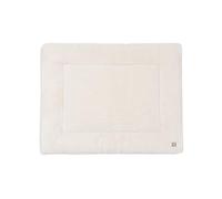 Jollein Krabbeldecke für Baby - Nuvoloso Rib - Farina d'avena - Laufgittereinlage - 75x95 cm - Oeko-TEX Zertifiziert - Spieldecke Baby