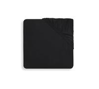 Jollein Lenzuolo Con Angoli Elasticizzati in Jersey, 60 x 120 cm, Colore: Nero