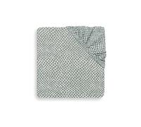 Jollein Lenzuolo con angoli elasticizzati in jersey, 60 x 120 cm, serpente, verde cenere